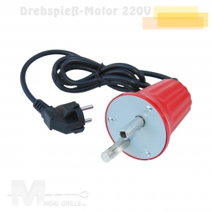 Drehspieß-Motor - Grillmotor 220 V mit Netzkabel Drehspieß-Motor - Grillmotor 220 V mit Netzkabel